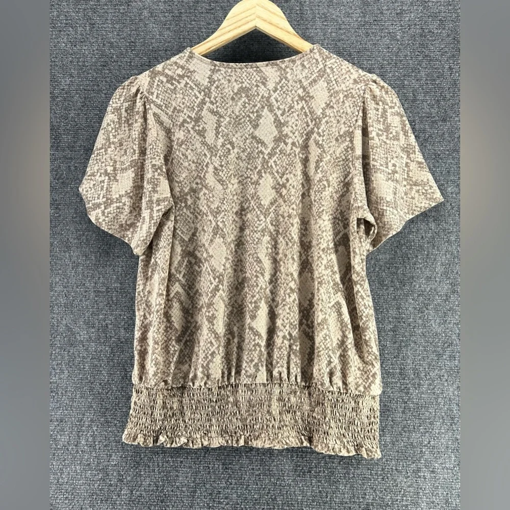 Michael Kors Short Sleeve Blouse Size S/P - Picture 3 of 7